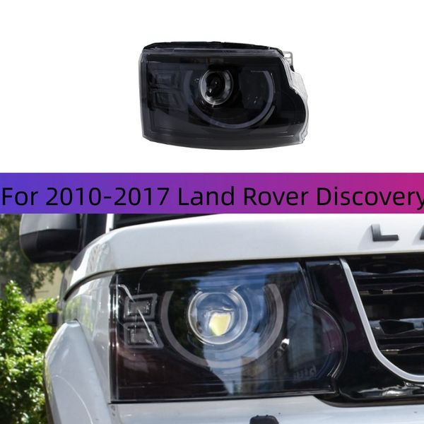 

car headlights assembly dynamic streamer turn signal light for 20 10-20 17 land rover discovery 4 led headlight drl daytime running lights l