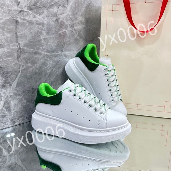 

new designers sneaker casual shoe sole white black leather womens mens high-quality flat lace up trainers sneakers size 35-46