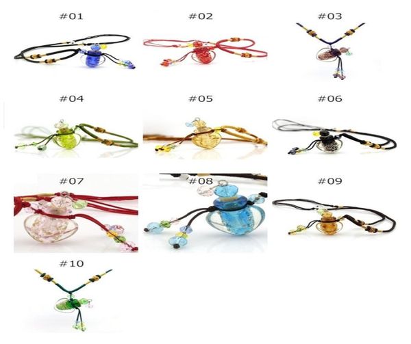 

glass pendant aromatherapy pendant necklace jewelry perfume bottle pendant essential oil diffuser necklace xy4011920989, Silver