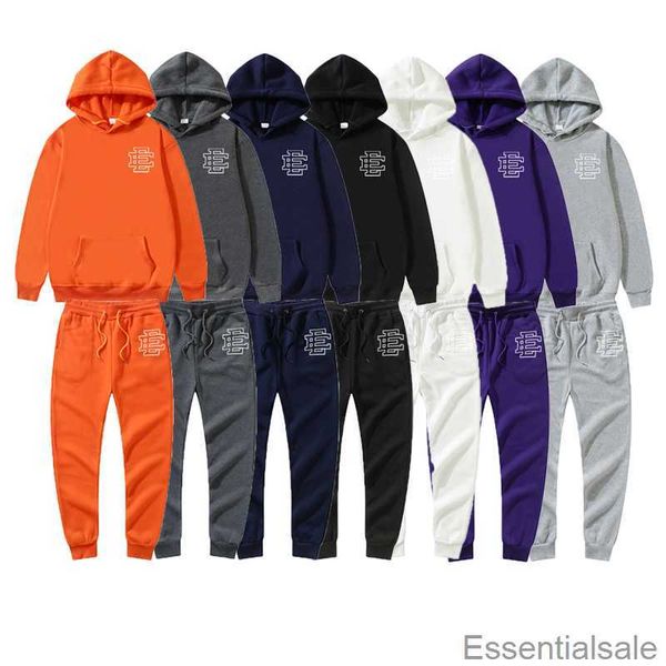 

mens designer ee hoodies hooded eric emanuel tracksuit sweatshirts pullover streetwear oversized clothing letter printed jumper qsj7, Black