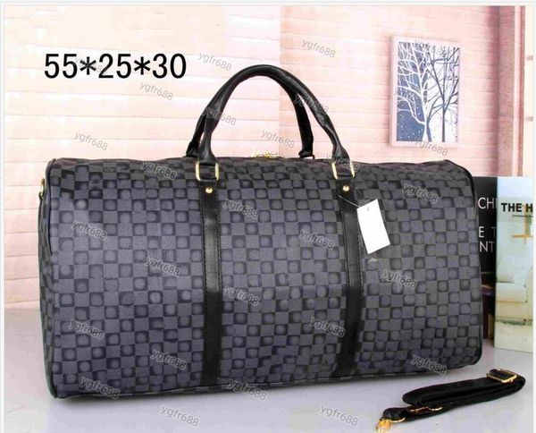 

55cm men duffle bag women travel bag luggage leather handbags large cross body bag totes backpack luggage bag designer handbag outdoor suitc
