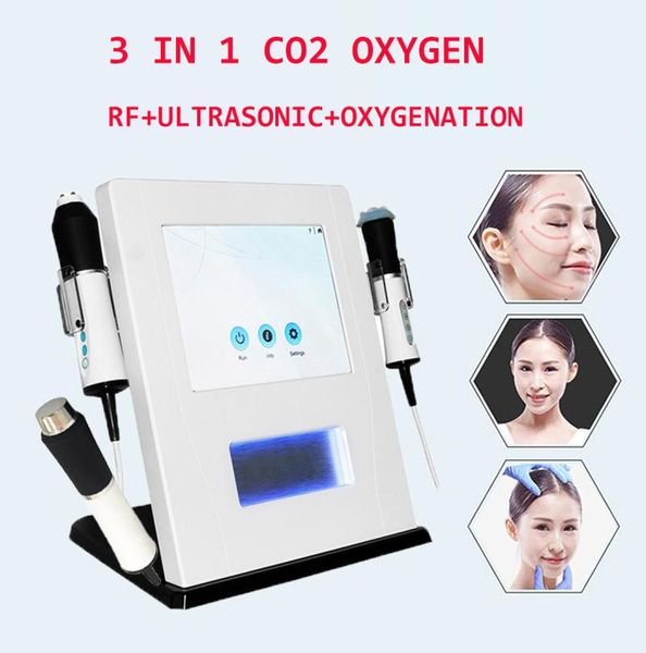 

popular co2 bubble 3 in 1 oxygen jet peel oxygention facial machine for skin care beauty machines6491938, Black;white