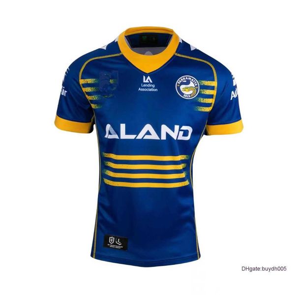 

2023 new men's t shirts rugby jersey eel home and away kits j4vz, White;black