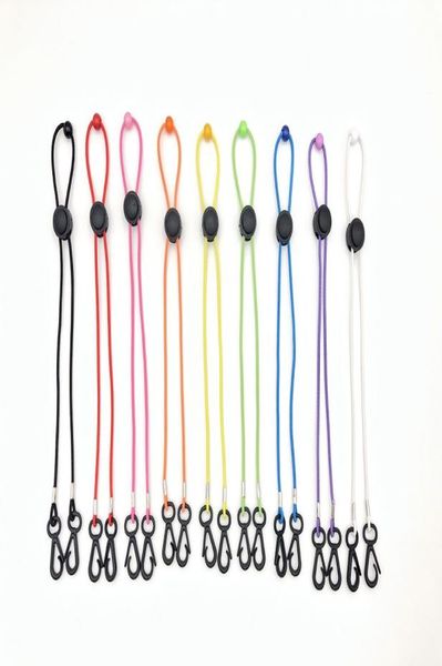 

face mask non slip lanyard rope mask fixing buckle slip protection candy color masks extension buckle9626991, Golden;white