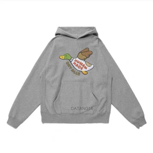 

designer richao kaws co branded human made plush hoodie pullover duck polar bear cotton size xl 88dy l48k 9 azc8 buz9, Black