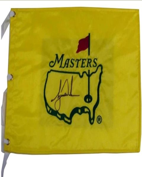

tiger woods signed autographed us usa america masters pin flag5858815