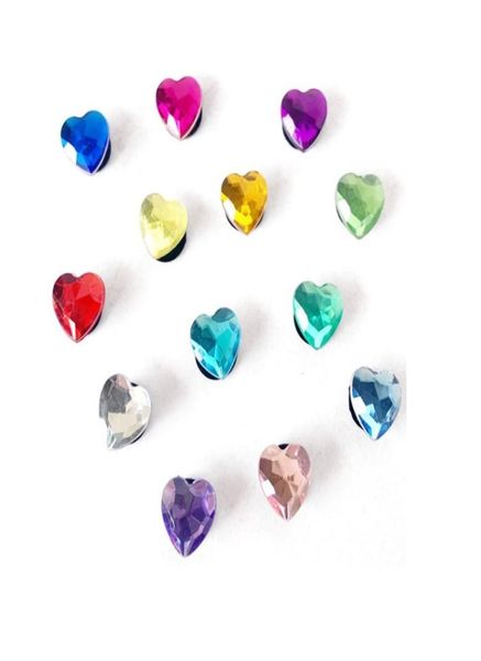 

100pcslot cute pvc shoe charms decorations accessories crystal lighting cartoon jibz for croc kids gift waistband buckles6716036, Bronze;silver