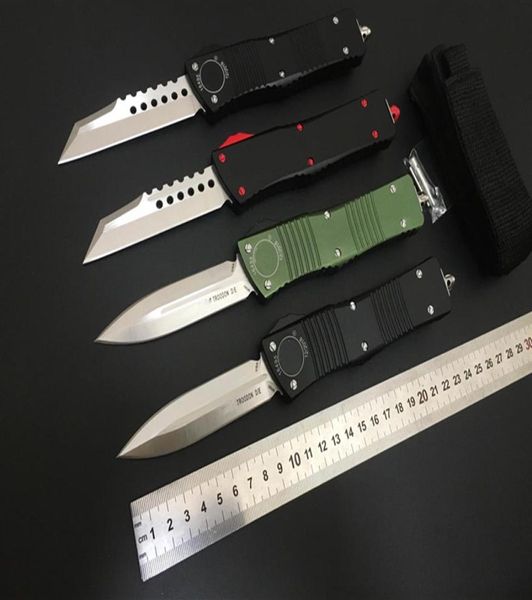 

combat troodon d e automatic knife hellhound double action m390 blade 6061t6 aluminum handle military tactical gaer outdoor defe1725184