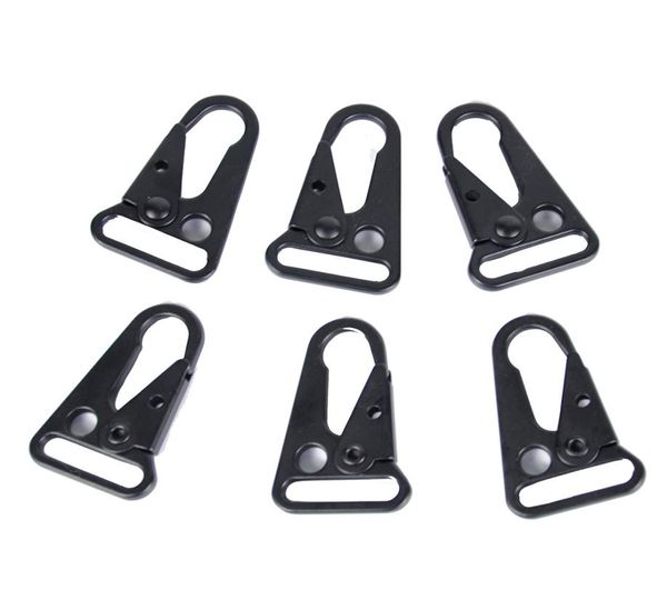 

shiing 6 pack 1quot enlarged hk sling clips hooks mini carabiner keychain metal snap hook for backpack rifle gun paracord w2295086