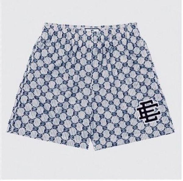 

men's shorts 2023 eric emanuel ee shorts mesh breathable beach pants asketball pant summer running mens gym sport short pants, White;black