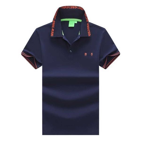 

2022 fashion brands bos summer business casual sports t-shirt running outdoor short sleeve sportswear b7y3, White;black