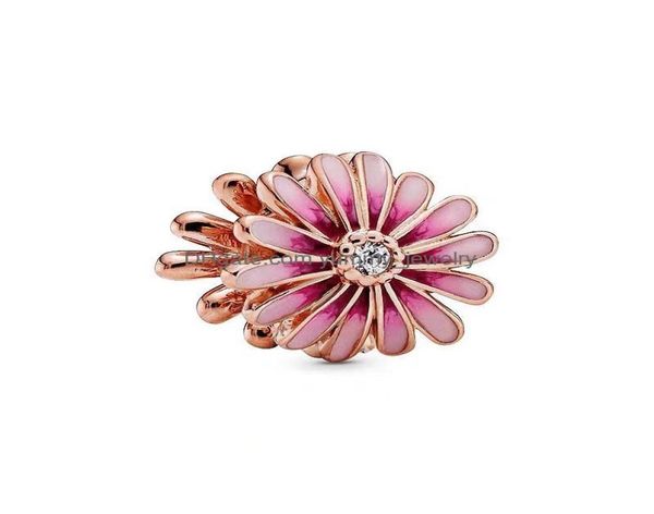 

charms fit for pandora bracelet necklace yummyjewelry pan system mixed alloy rose gold hollow daisy peach diy string harea beauti7751371, Bronze;silver