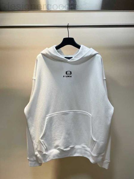 

men's hoodies & sweatshirts designer sale paris autumn and winter letter double ring embroidery couple hoodie sweatshirt for men, Black