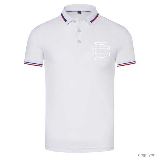 

t-shirts 2023 mens ee shirt lapel short sleeve womens summer european american fashion hip hop letter printed cotton loose large casual t-sh, White;black