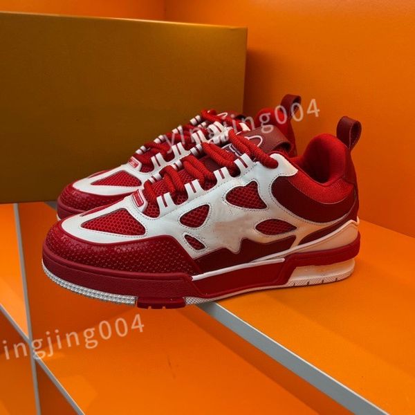 

2023 luxury men's trainers designer man's casual shoes quality men lace-up sneakers outdoor runing sport shoe fashion mens basketb, Black