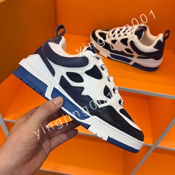 

new platform designer boots low casual shoes sneakers women mens fashion party flat leather vintage trainers, Black