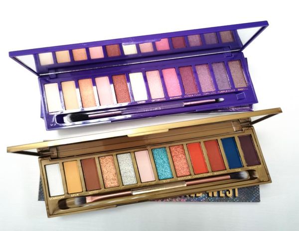 

makeup wild west 12 colors eyeshadow with brush ultravioet palettes matte shimmer eye shadow palette cosmetic dhl2530475