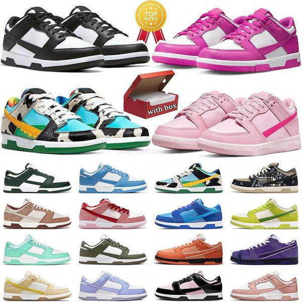 

with box men women low running shoes panda white black grey fog active fuchsia triple pink dunks lows unc coast syracuse gai strangelove ros