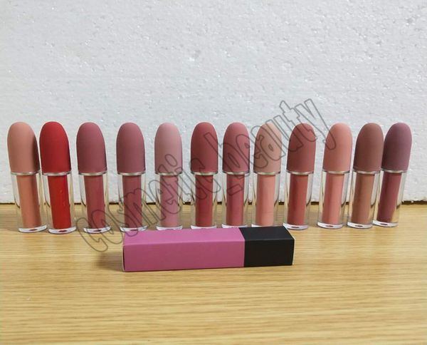 

makeup 12 color lips lustre lip gloss matte liquid lipstick natural long lasting waterproof lip cosmetics9657837