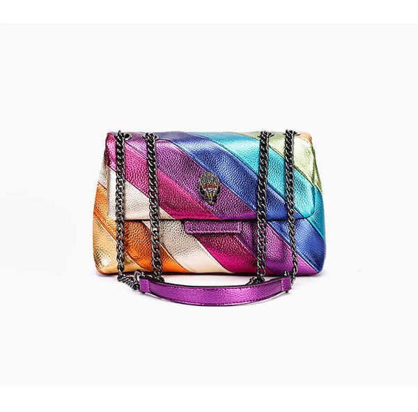 

kurt geiger handbags uk kurt geiger rainbow women's bag contrast spliced chain crossbody bag eagle bird head shoulder bag