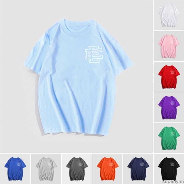 

men's t shirts fashion mens ee t shirt eric emanuel tees designer summer short sleeve slim fitness letter printed loose casual tshirt 2, White;black