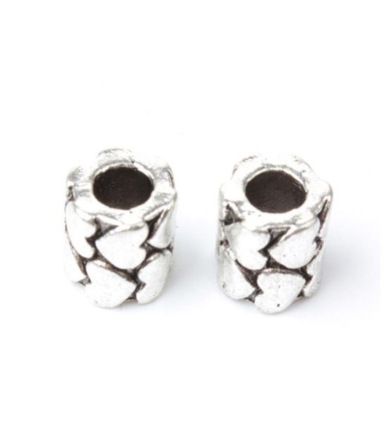 

many precious heart alloy charm bead big hole fashion women jewelry european style for pandora bracelet necklace8490795, Bronze;silver