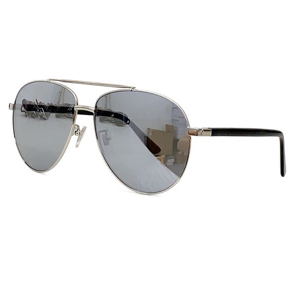 

designer alloy pilot sunglasses for men 2023 summer driving anti-uv sunglasses brand luxury sun glasses uv400 classic style sunnies with ori, White;black