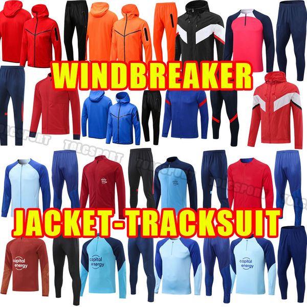 

long sleeve atletico soccer tracksuits 22 23 joao felix 2022 2023 m. llorente suarez correa camiseta griezmann r. de paul carrasco madrid ja, Black