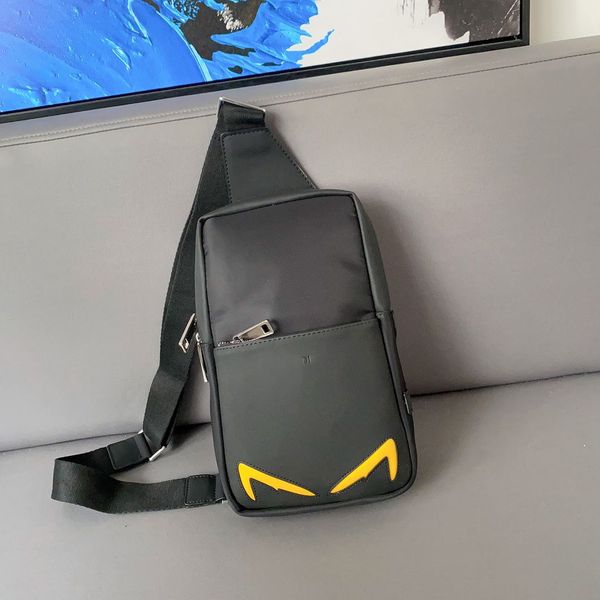 

eye men's monster fashion bag chest and purse leather european american new casual small backpack little shoulder bag kpqsh