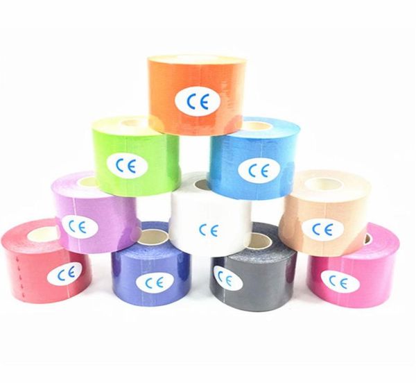 

1 piece multicolor intramuscular patch cloth muscle stick sports bandage sports protection bandage portable sticky tape fy40738016424, Black;gray