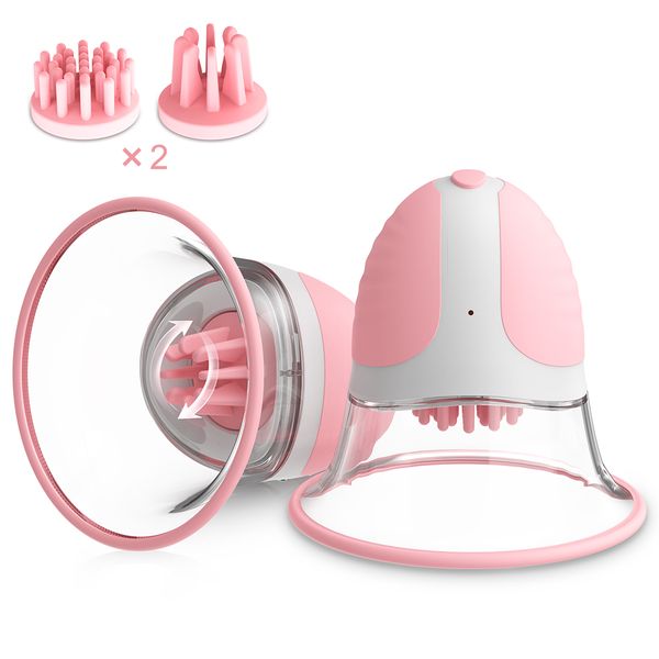 

womens robe nipple toy sucker strong manual sucking stimulator massager with 10 vibration rotation modes wireless toy b