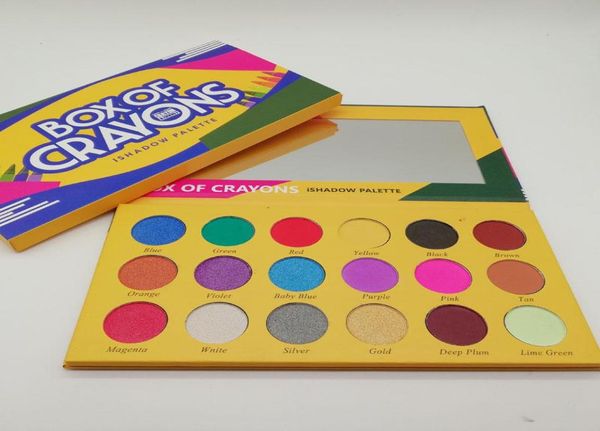 

quality2018 box of crayons eyeshadow palette 18 color shimmer matte eyeshadow palette makeup eye shadow dhl1159419