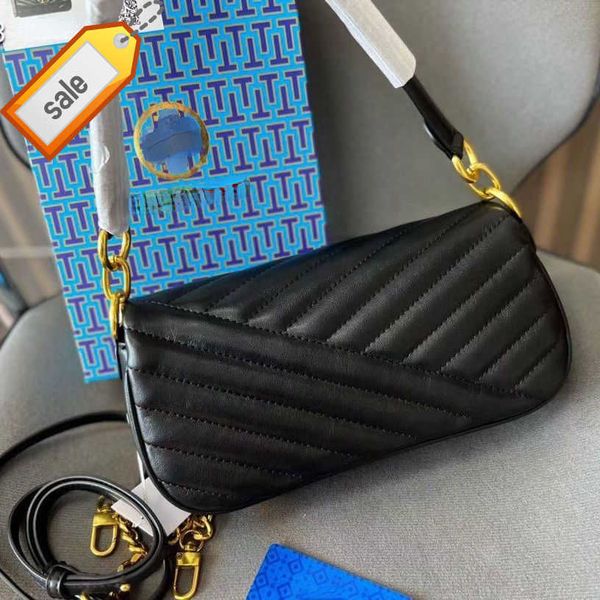 

r shoulder bags crossbody bags tote women's new fashion texture genuine leather gold buckle facun bag gift box packaging factory direct