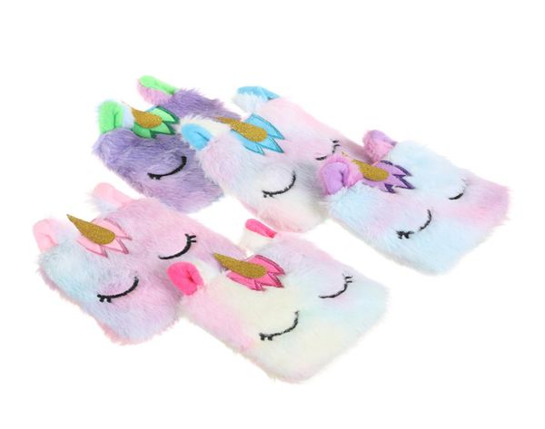 

kid unicorn plush zippy coin purse student girl change purse cartoon unicorn outdoor cosmetic bags 5 colors1523495