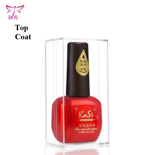 

wholekasi 15ml coat nail gel polish no wipe lasting gel polish prefessional nail art polish transparent soak off coat1879256, Red;pink