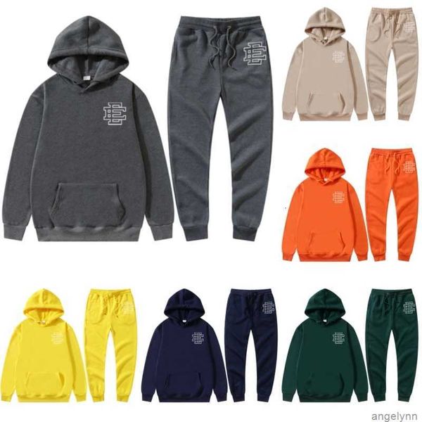 

warm 2023 designer eric emanuel hooded ee hoodies tracksuit sweater mens fashion streetwear pullover loose hoodie couple clothing letter pri, Black