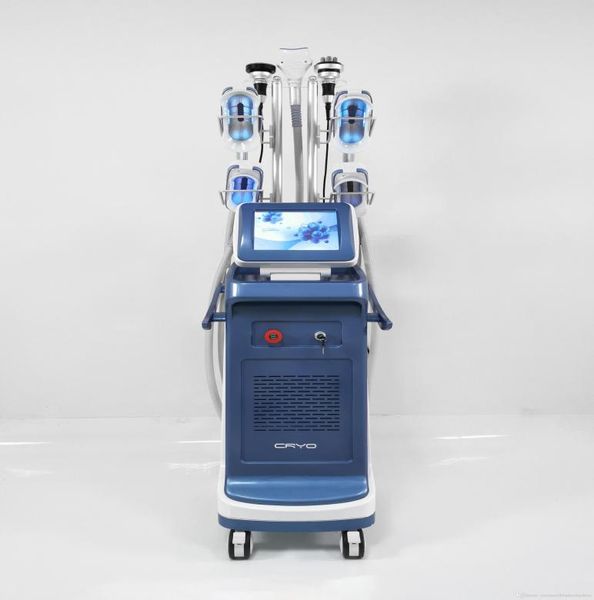

super powerful 4 cryo handle cryolipolysis together working double chin removal weight loss laser fat zing shaping cavitation 6223449