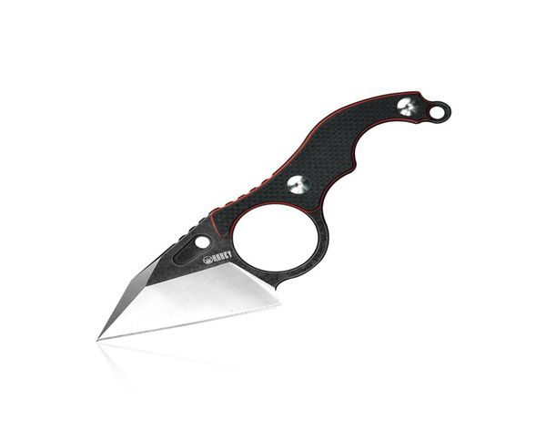

kubey ku166 small fixed blade knife with d2 steel ergonomic g10 handle black kydex sheath 61quot overall5400767