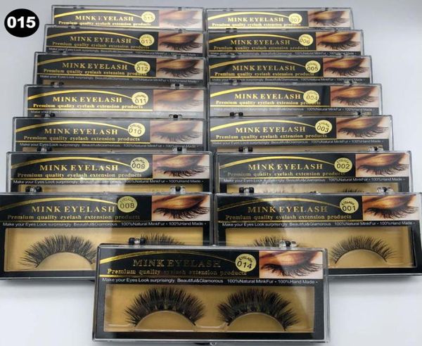 

3d mink false eyelashes 15 styles handmade beauty thick long soft mink lashes fake eye lashes eyelash6889807
