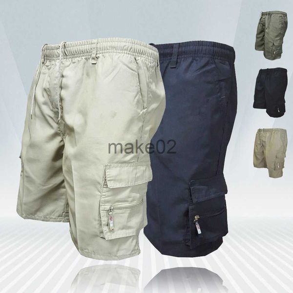 

men's plus size shorts 2023 summer new men breathable cargo shorts multipockets shorts men loose work short pants casual outdoor male b
