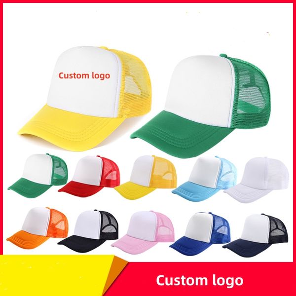 

custom baseball cap embroidery hat designer kid outdoors summer hip hop caps 12style, Blue;gray
