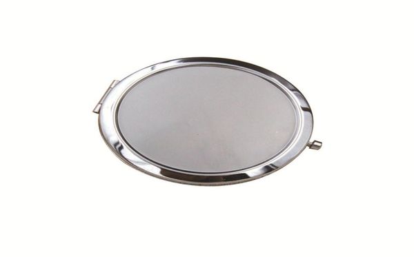 

dhl new silver pocket thin compact mirror blank round metal makeup mirror diy costmetic mirror wedding gift2093171