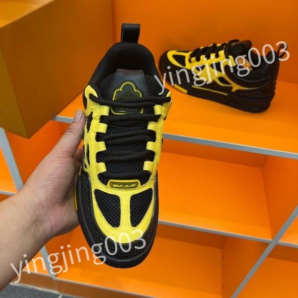 

2023 r casual shoes sneakers leather embroidered black men chaussures white shoe walking sports platform trainers