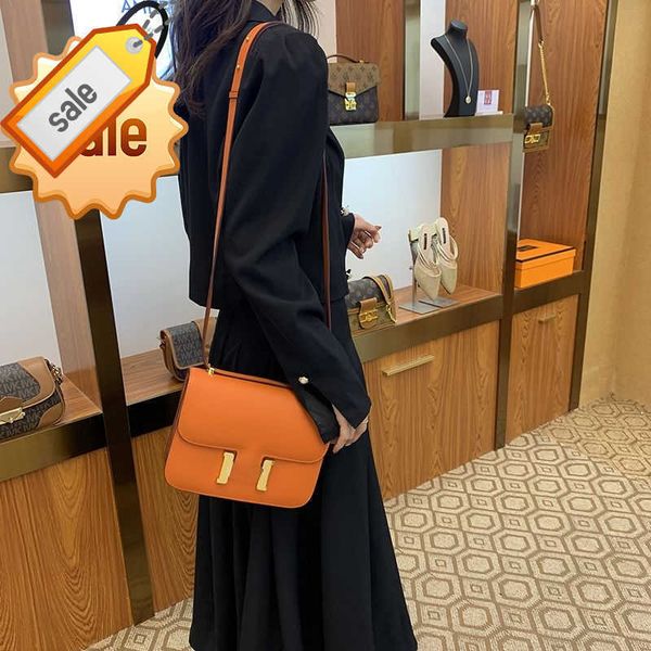 

brand designer shoulder bag crossbody bags tote 2023 new women's fashion texture leather portable messenger bag gift box packaging fact