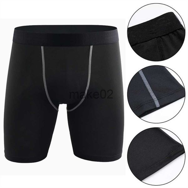 

men's plus size shorts sports men leggings fitness elastic compression tights workout quick drying running training stretch gym five po