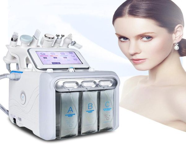 

6in1 hydrafacial dermabrasion machine water oxygen jet peel deep cleansing rf face lifting cold hammer microdermabrasion4935573