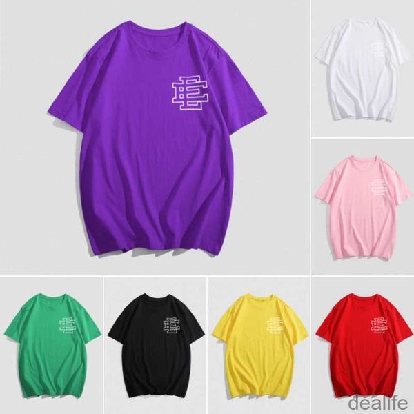 

designer ee mens tees eric emanuel t-shirt summer casual t shirt ins fashion slim letter printerd short sleeve loose high street ziyj, White;black