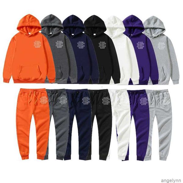 

ee designer mens hoodies hooded eric emanuel tracksuit sweatshirts pullover streetwear oversized clothing letter printed jumper asrg, Black