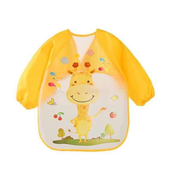

postal package long sleeve wash waterproof cover clothes for infants and children eva cartoon reverse dressing j4227669