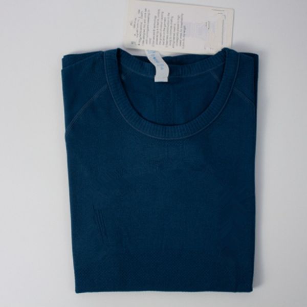 

swiftly tech seamless yoga t-shirts summer women slim sports tee breathable fitness blouse workout short sleeve crop lu-777 lululoemon